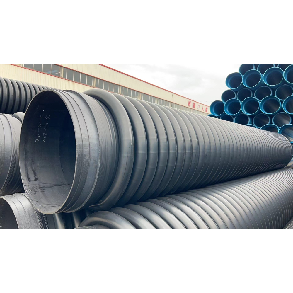 High Quality Large Diameter Plastic Drainage kra Pipe Tube HDPE Corrugated Pipe For Drainage And Sewage