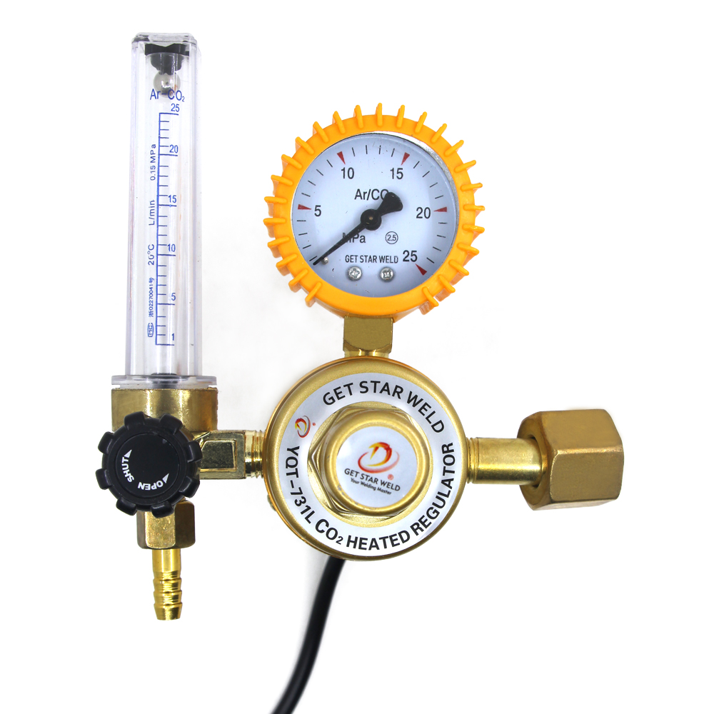 Get Star Weld YQT-731L CO2 регулятор нагрева для сварочного газового сварочного оборудования, регуляторы потока