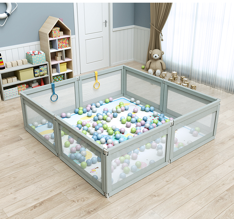 Toddler foldable plastic Playard portable indoor game outdoor gate pen play yard safety fence kids baby playpens for children