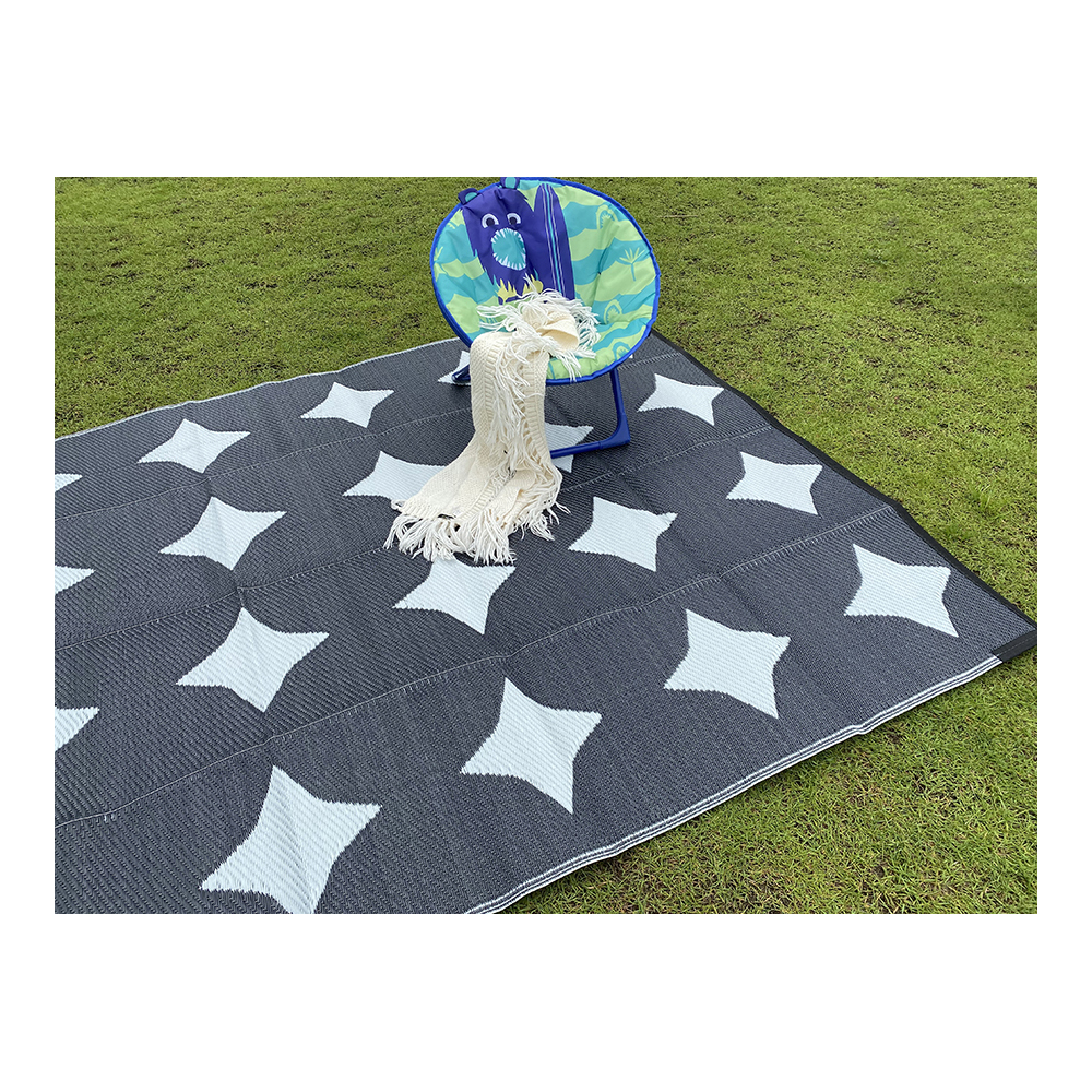 PP Recycled Material Straw Mat Woven Plastic Outdoor Rug Camping mat Picnic Mat