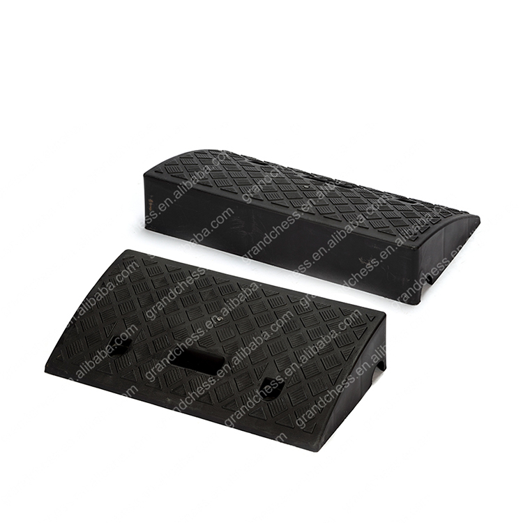 Traffic Rubber Traffic Parking Portable Car Curb Ramps Hand-Held Threshold Kerb Ramp