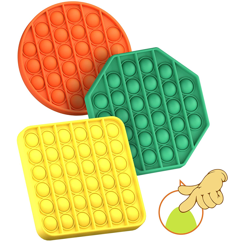 Popit Fidget игрушка Толстая круглая Радуга новый стиль 2023 новейшая гигантская игрушка Fidget