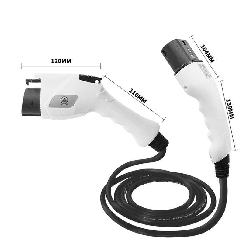 Evse j1772 schuko к iec 621962 Кабельный разъем ev зарядный кабель Тип 1 К Тип 2 разъем в Китае
