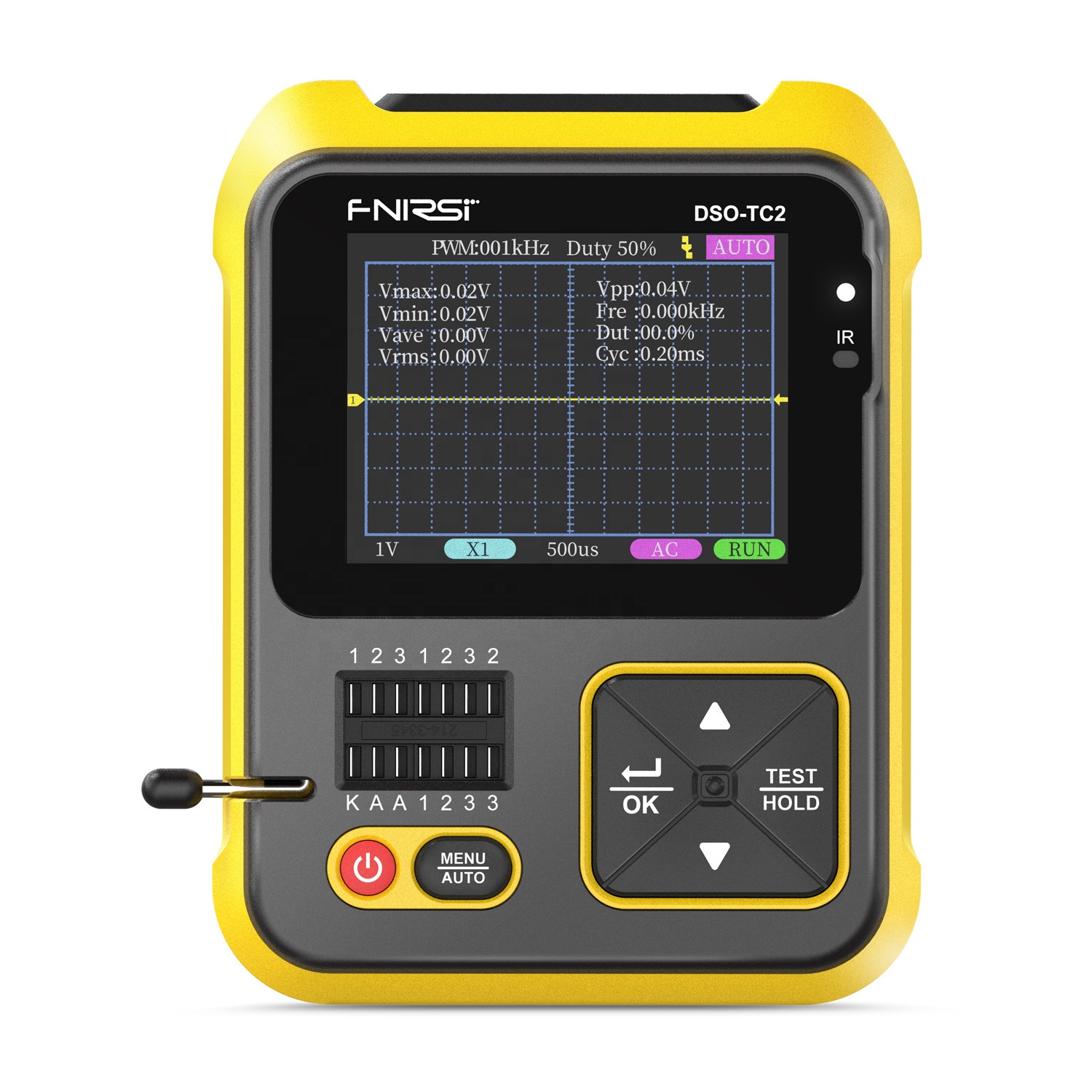 Digital oscilloscope handheld Oscilloscope LCR Transistor Tester 2 In 1 DSO-TC2 PWM Square Waves Output Oscilloscope