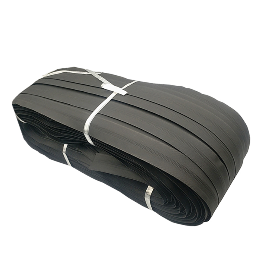 Diving suit ski zipper triangular style teeth PU airtight & waterproof zipper plastic zip roll