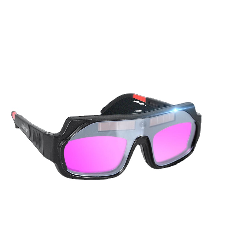 INWELT Safety Eye Protection Auto Darkening PC Lens Solar Automatic Dimming Welding Glasses Goggles