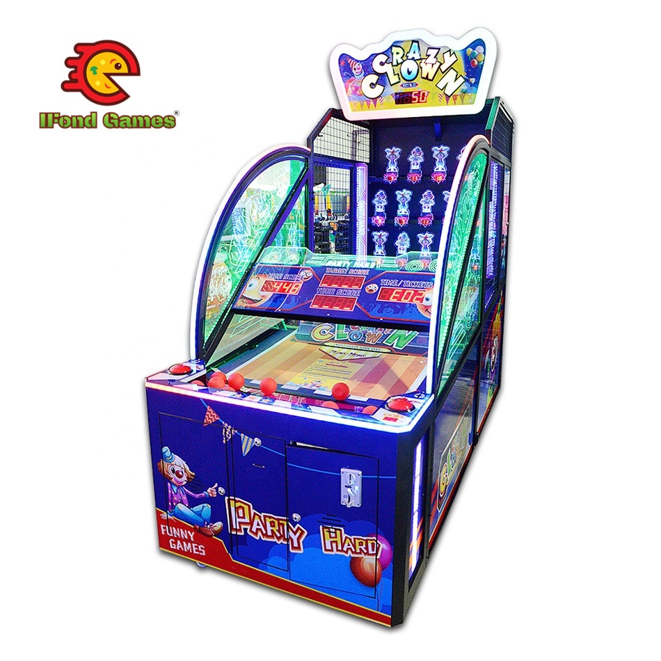 Arcade Games Machines Coin Operated Ticket Redemption Down the Clown Game For Sale