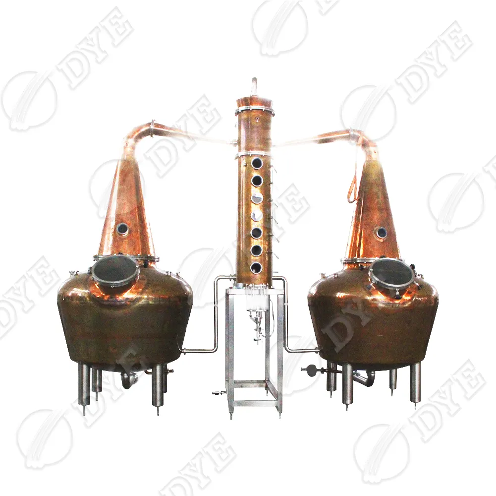 DYE distillery equipment distilled whiskey production line alcohol distiller