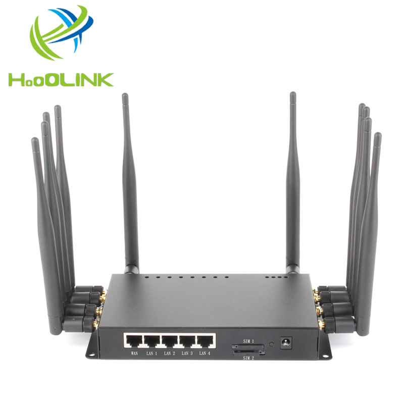 Двухдиапазонный Wi-Fi роутер QCA9531 с 4 SIM-картами 802.11AC с 5 слотами PCIE
