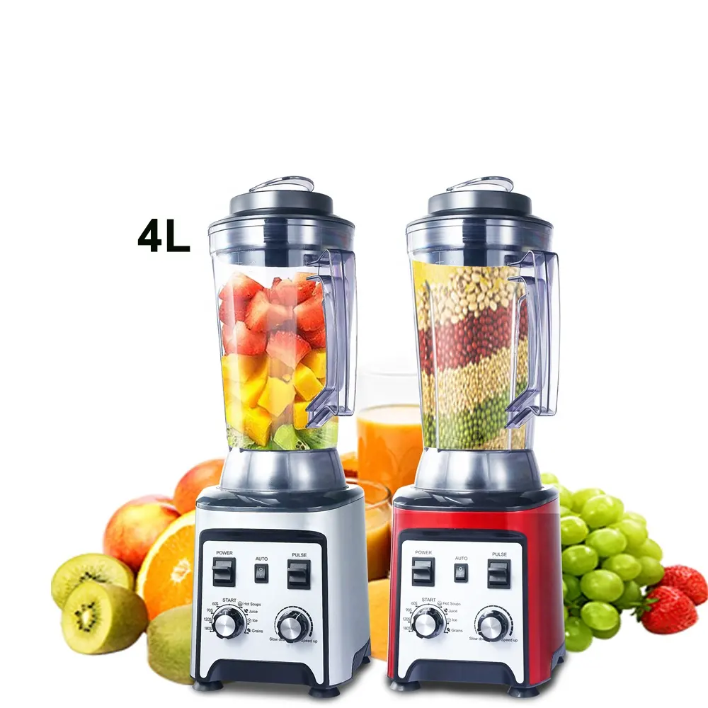 8 blades 4 liters industrial heavy duty 48000 rpm Gemat smoothie chinese commercial blender 3000w