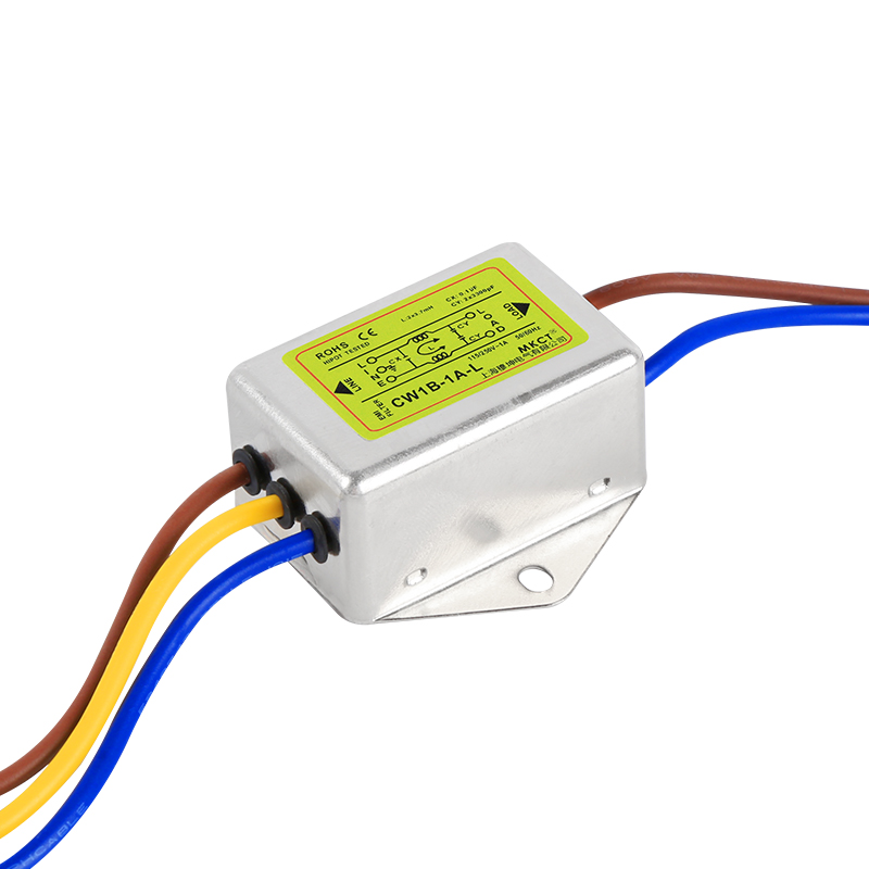 Анти-помехи AC 220 В питание фильтр EMI линии Аудио очиститель CW1B-L 1A 3A6A10A