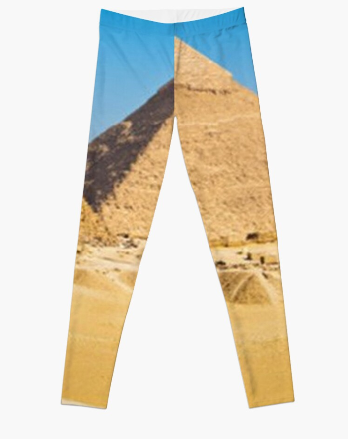 Egyptian Printed Kemetic Yoga Leggings Kemtci Yoga Pants Kemetic Collective African Inspired Yoga Wear
