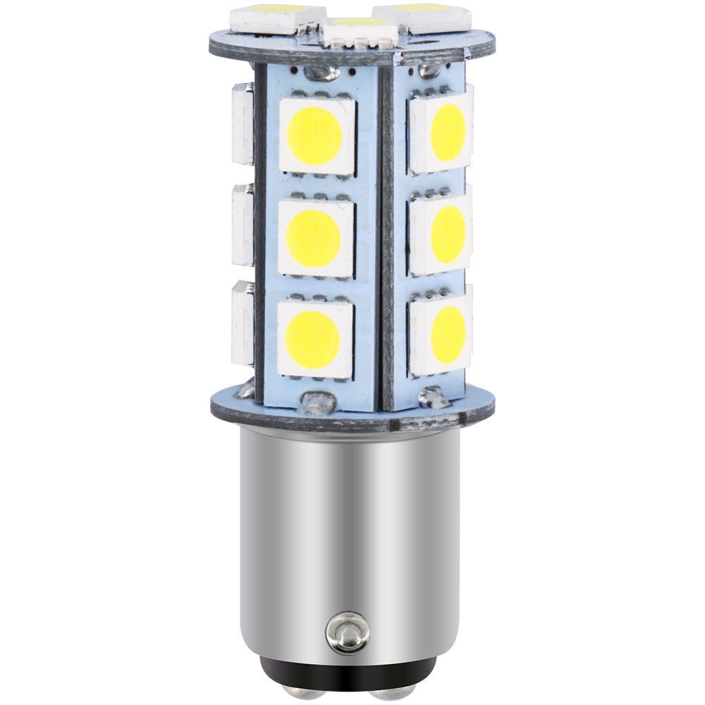 Оптовая продажа 10-30V 198LM 1157 BA15D LED 5050 18SMD Авто белый шарик навигации морской лодка свет DJ160-Marine