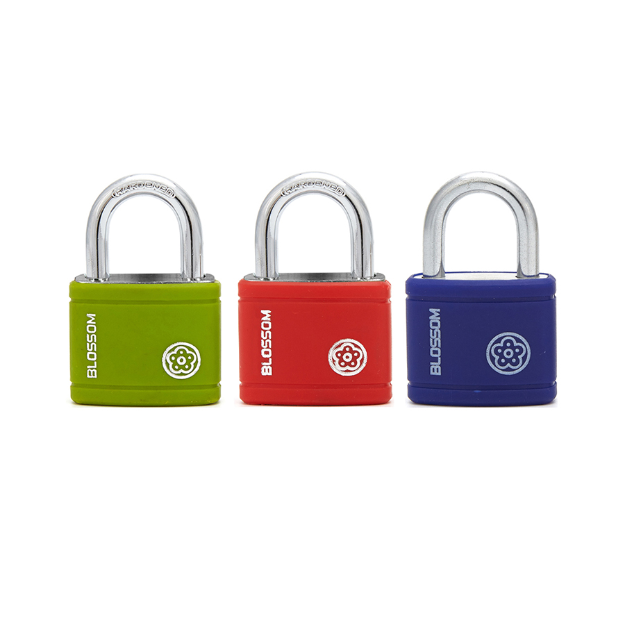 BC03-60MM Blossom Lock Factory High Quality Heavy Duty Padlocks Custom Design OEM Iron Key + Key All Doors Wide Usage Blister