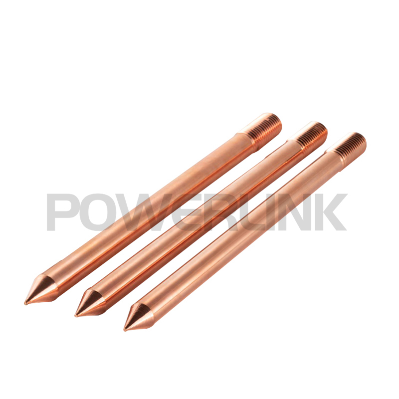 High Carbon Strong Strength Copper Clad Steel Earth Rod Electrode Earthing Rod Earthing Material