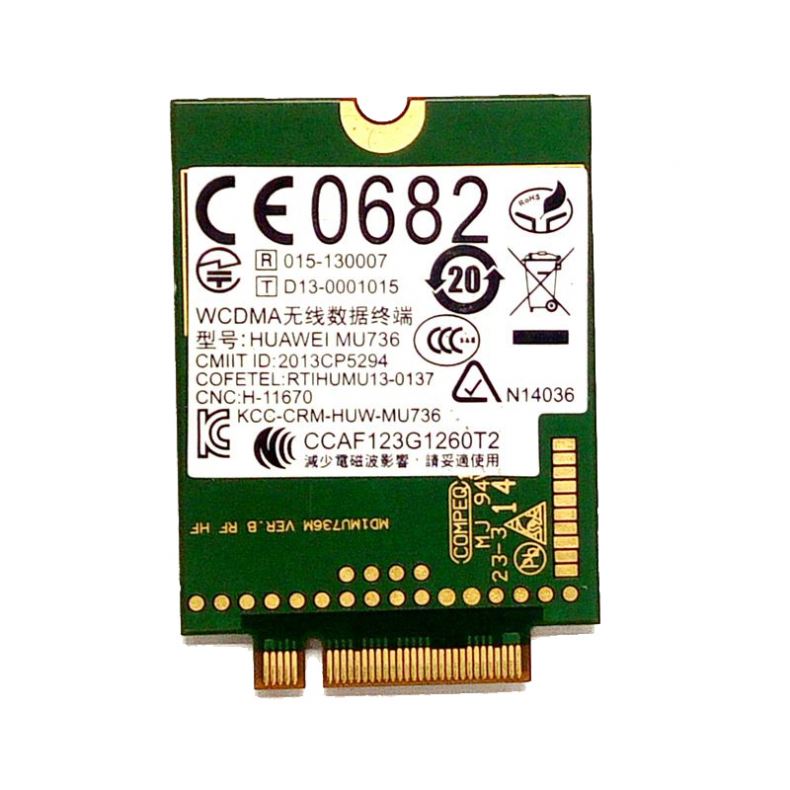 Для HUAWEI MU736 LTE 4G модуль WWAN NGFF карта WCDMA/HSP/HSPA +/EDGE/GPRS/GSM модуль 3G 4G сетка для ухода