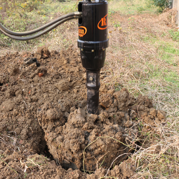 Hydraulic Excavator Earth Auger Drill For Fencing Building