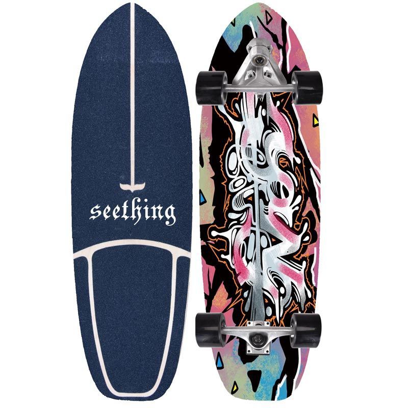 Новый дизайн, 7 дней, быстрая доставка, Land Surf Board Wheel Carver Smoothstar CX7, грузовик, доска для серфинга, скейтборд, серфинг, скейт