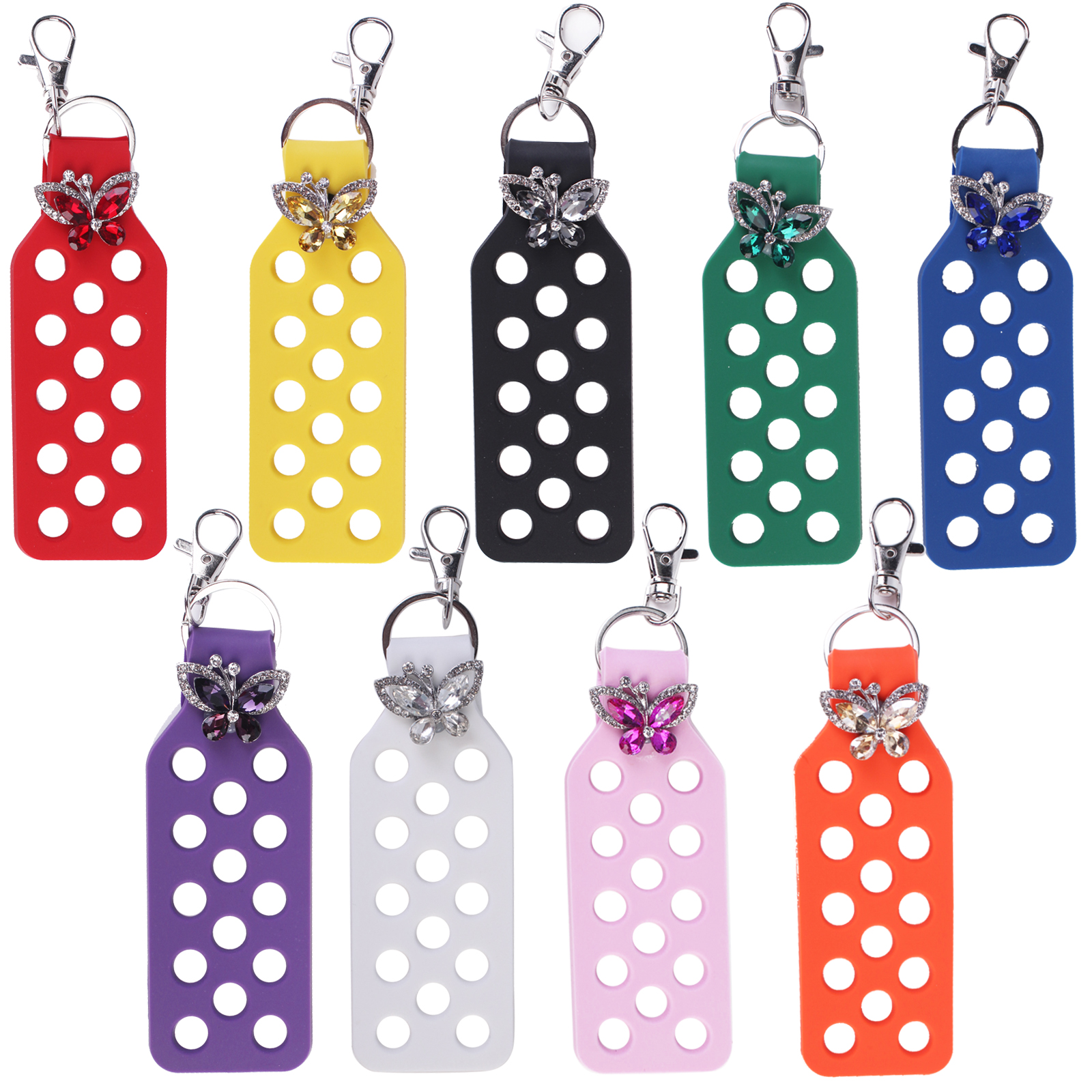 2022 Best Selling Wholesale PVC Shoe Charms Holder Key Chains Kids Gifts Rubber Custom Key Chains For Shoe Charms Hold