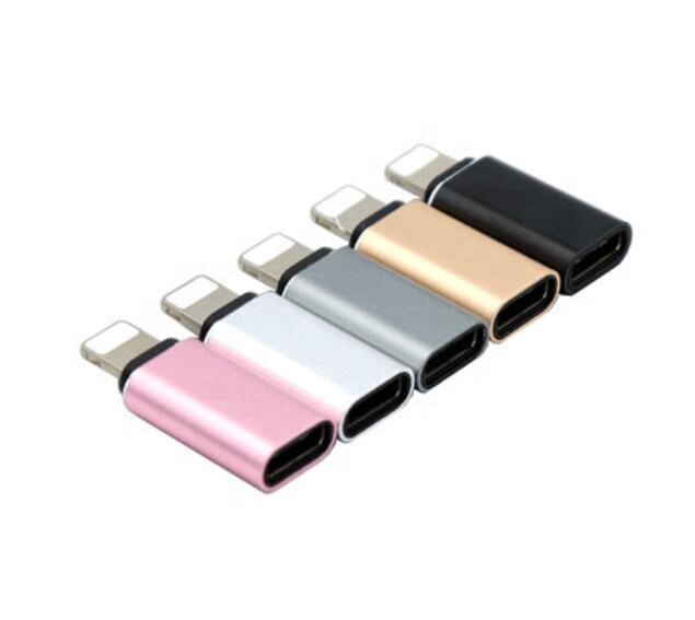 Оптовая продажа высококачественных адаптеров для 8-контактного штекера-Usb типа C