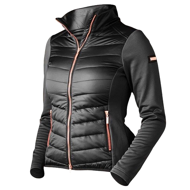 SF Women Equestrian Outdoor Competition Jacket Fleece Lined Water Proof Horse Riding Padded Jacket Coat Winter Fall