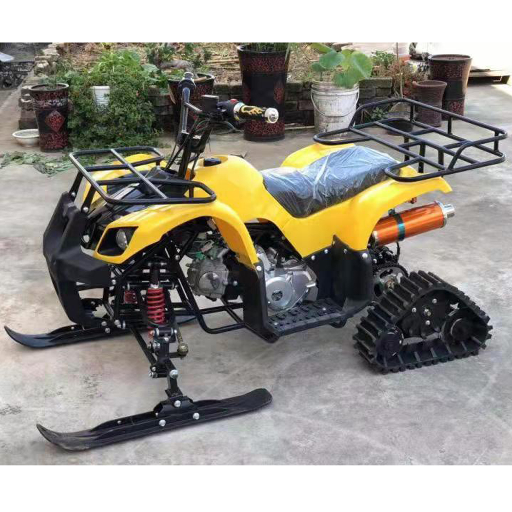 Снегоход взрослых использование бытовой газовый снегоход 110cc 125cc 150cc бензин снегоход детский квадроцикл внедорожных 2022