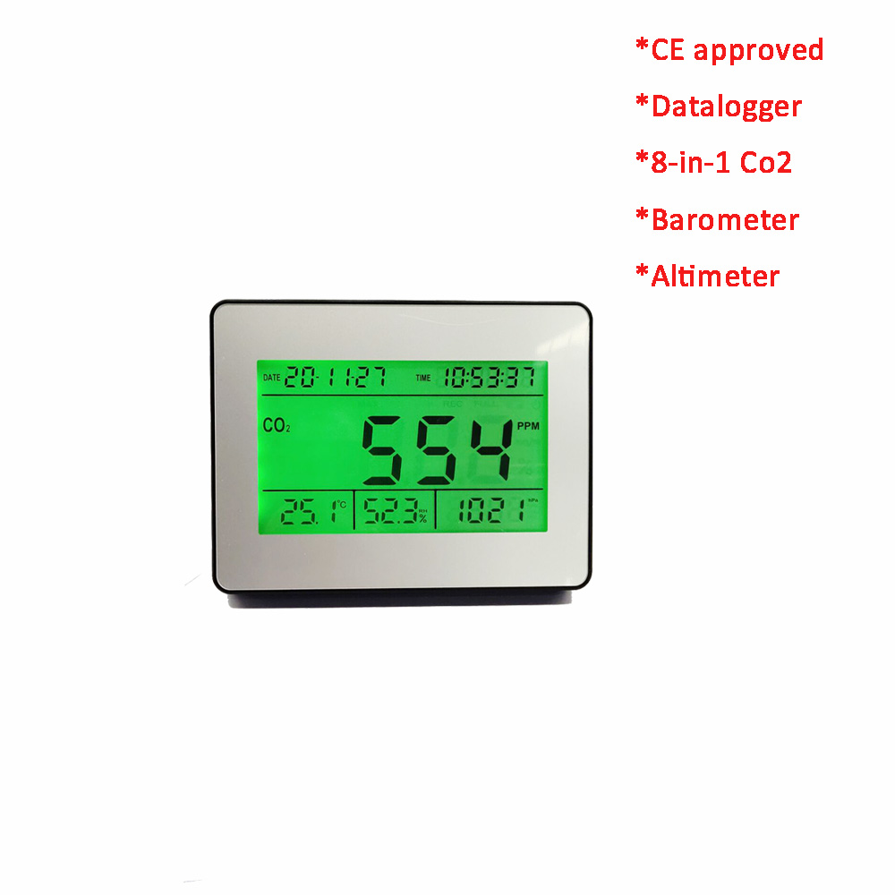 Портативный цифровой СО2 МЕТР CO2 монитор детектор TL-2000 анализатор газа 9999ppm СО2 Анализаторы