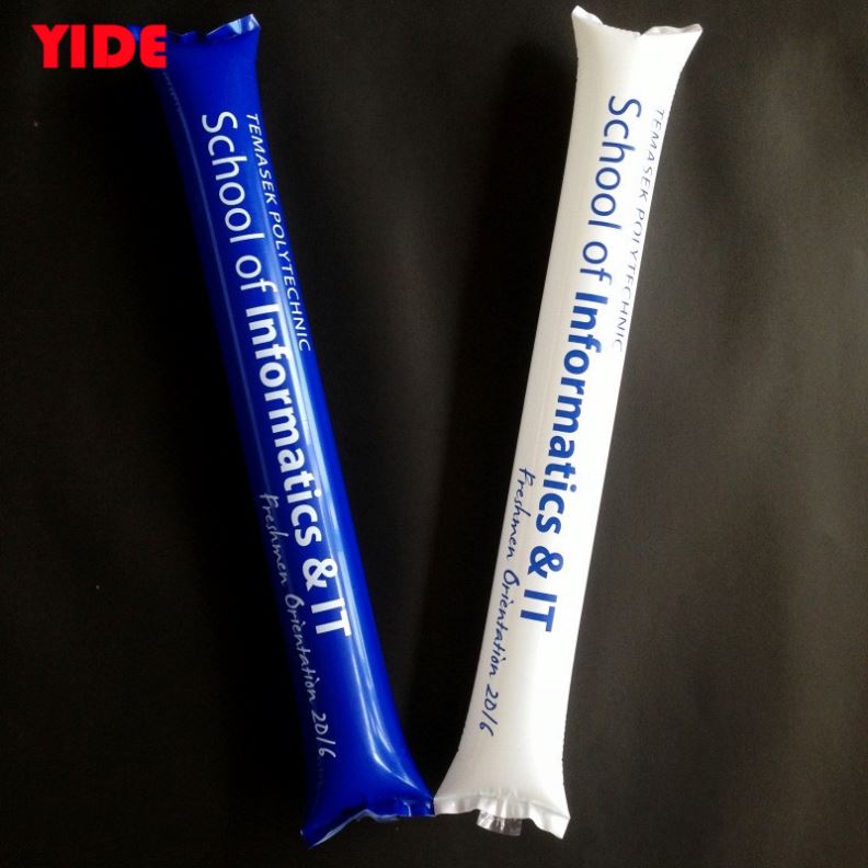 Custom Printing Thunder Stick Hand Clap Inflatable Cheering Sticks