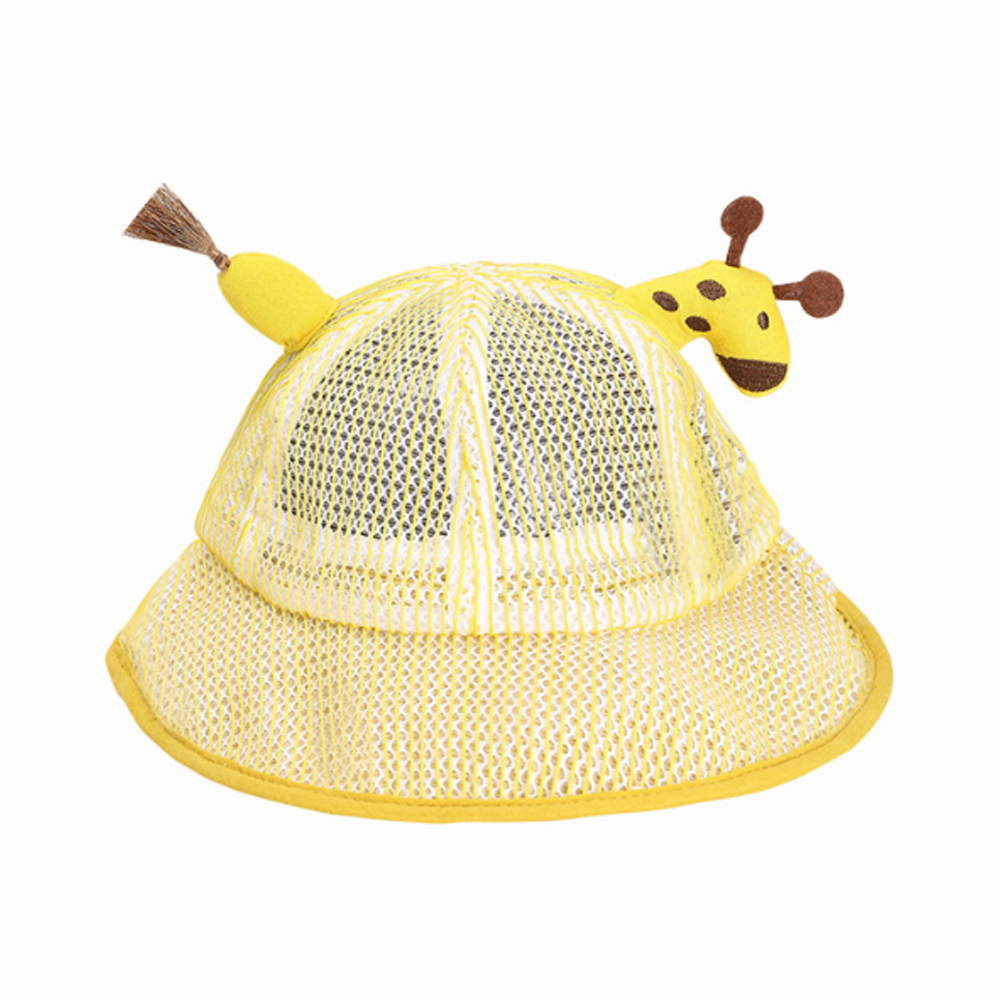 Anti-splash anti-sunburn summer full face animal kid mesh hat with tpu face shield