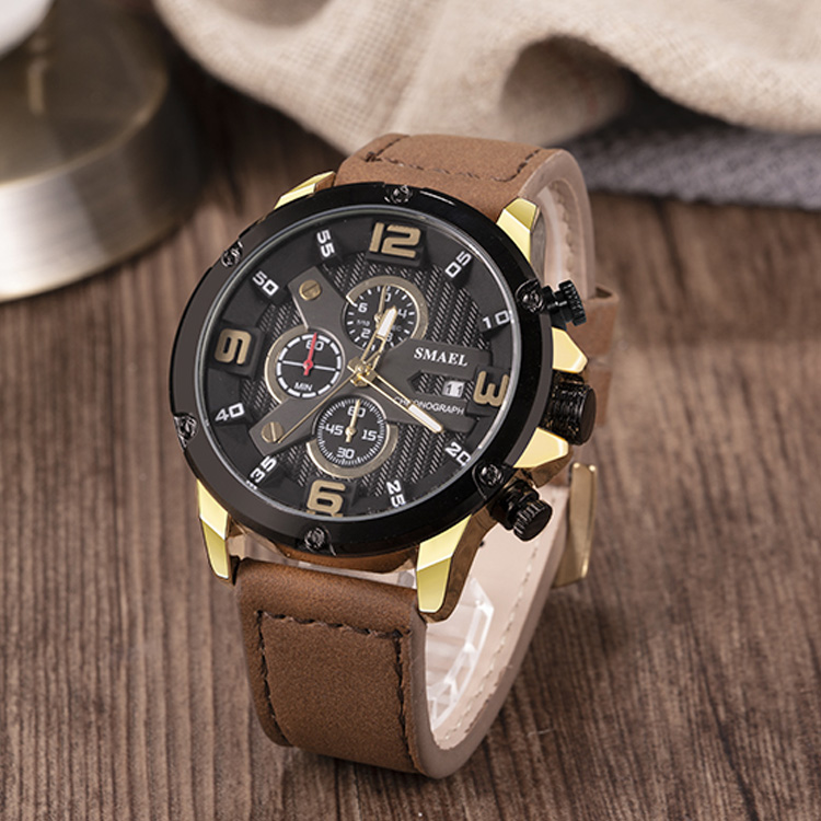 Hot Selling Classic Brand Men Business Watch Clock Fashion Chronograph Luxury Men's Watch Relogio Masculino