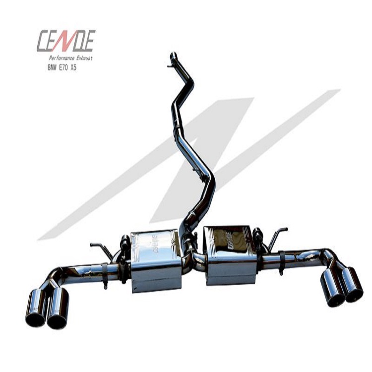 Тип на заказ для 3,0 T BMW X5 L6 титановый выхлопной Catback