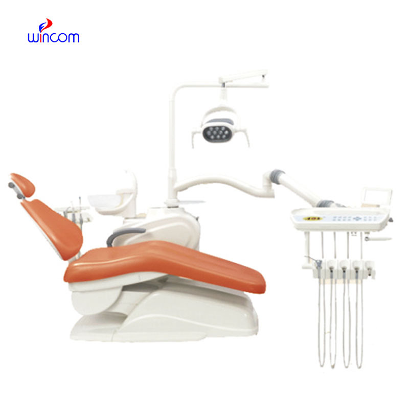 Electric Whole Set Luxurious Dental Chair Unit with Sensor Led Lamp Dental Clinic Equipment Good Price