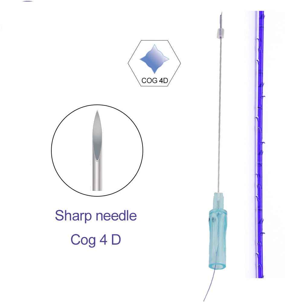 Firsoma Korea Ce Pdo Plla Pcl Sterile V Line Absorbable Face Twist Mono Barbed Pdo Nose Lift Thread Tornado Cog 4d Pdo Thread