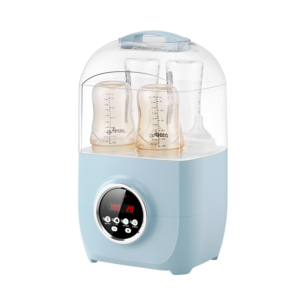 All-in-1 New Design 6L UV Baby Glass Bottle Sterilizer & Dryer Steam Sterilizer for Feeding Milk Baby Bottle Warmer