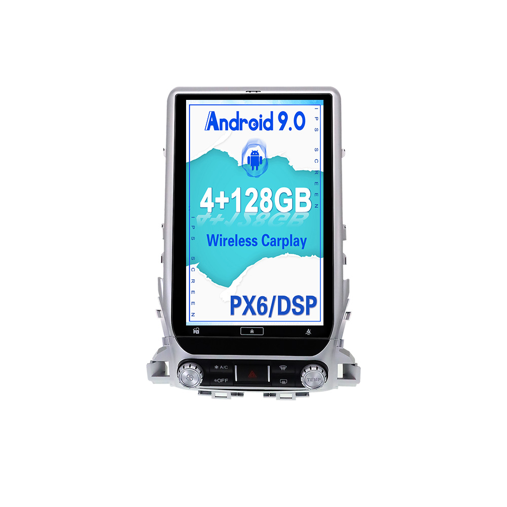 Автомобильная стереосистема ZWNAV, Android 9,0, 6 ядер, 4 + 128 ГБ, для Toyota Land Cruiser Lc200 2016-2018, автомобильное радио, Carplay, GPS-навигация