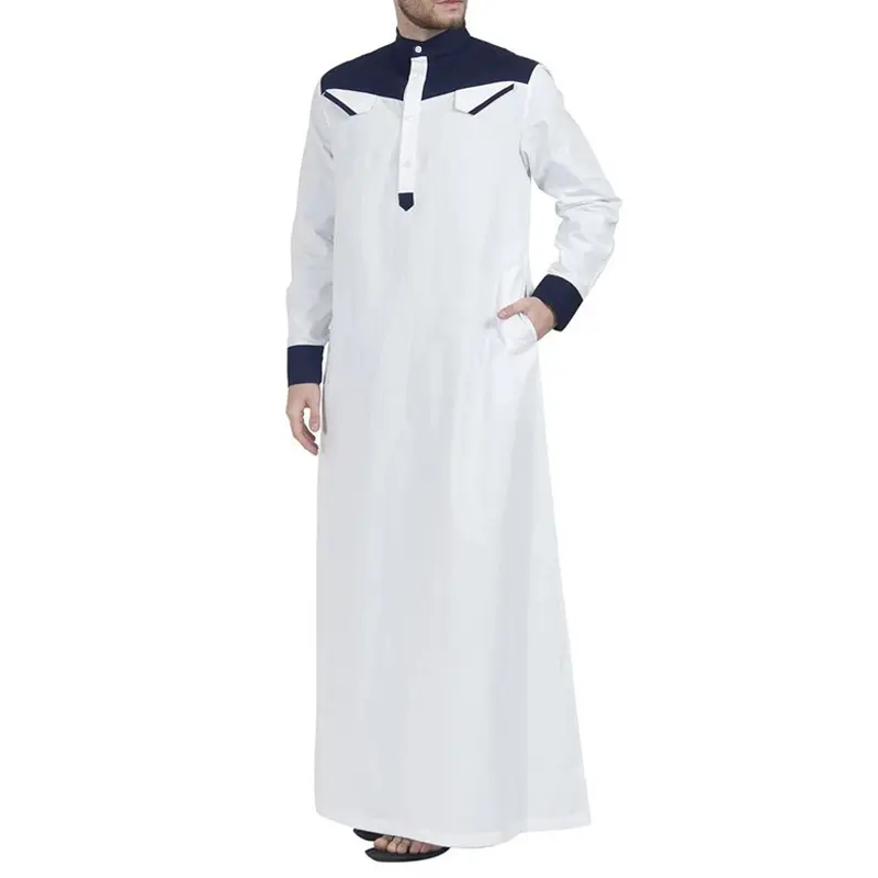 Latest Casual khamis arab islamic clothing thobe for men