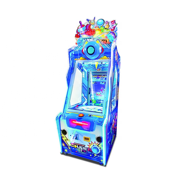 new coin operated games Super rush ball lottery ticket machine pinball machine game