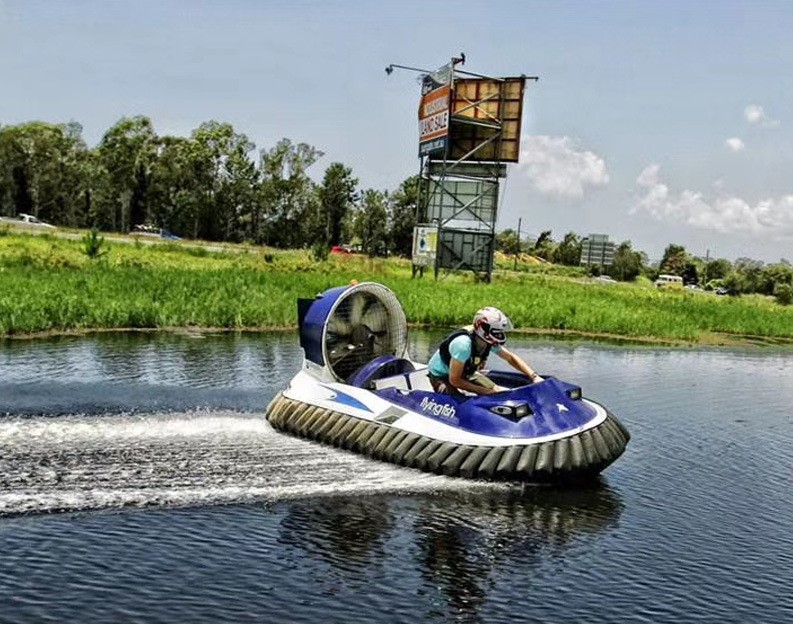 Лидер продаж, скоростная лодка hovercraft 12 В 10 а/ч, грузоподъемность 350 кг, 3 пассажира, длина 430 см, 25 см, ховеркрафт для скалолазания