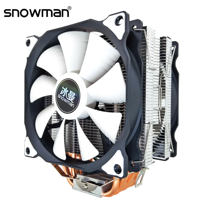 COOLMOON Binary Star II 120mm 12V LED fan 4PIN interface Double ring and shaft colored light quiet computer case fan