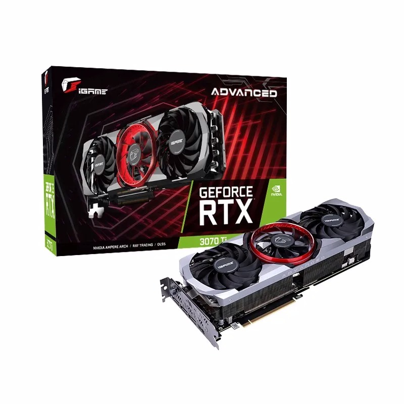 Цветная видеокарта IGAME Zotac As/us TUF Msi Gigabyte, видеокарта Nvidia RTX 3070ti Advanced Vulcan OC 3070 TI