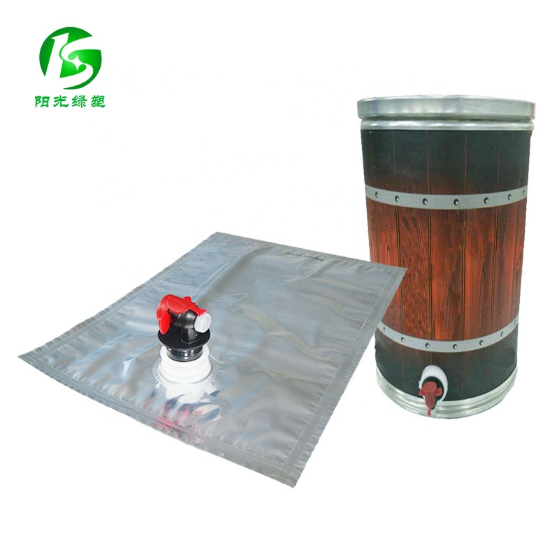 Aluminum foil wholesale spout liquid wine bag in box with packaging 20l transparent bag in box