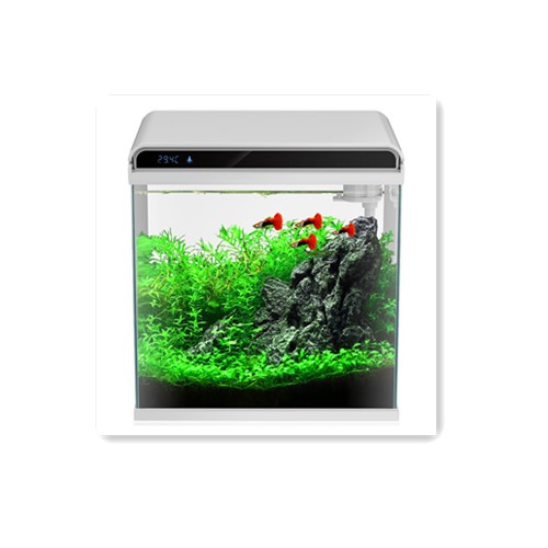 Wholesale aquariums acrylic fish tank acrylic glass ultra clear with color changing LED light multiple filter