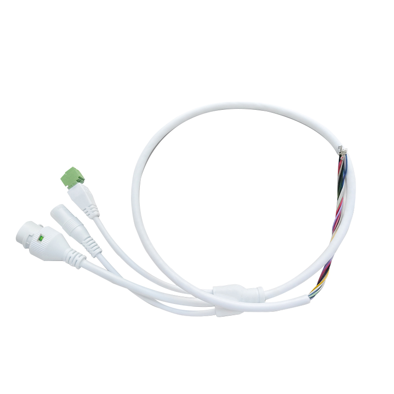 Кабели Lan 11Pin 485 для камеры видеонаблюдения RJ45, водонепроницаемый разъем, крышка для систем безопасности, аксессуары для сети видеонаблюдения, отрезок
