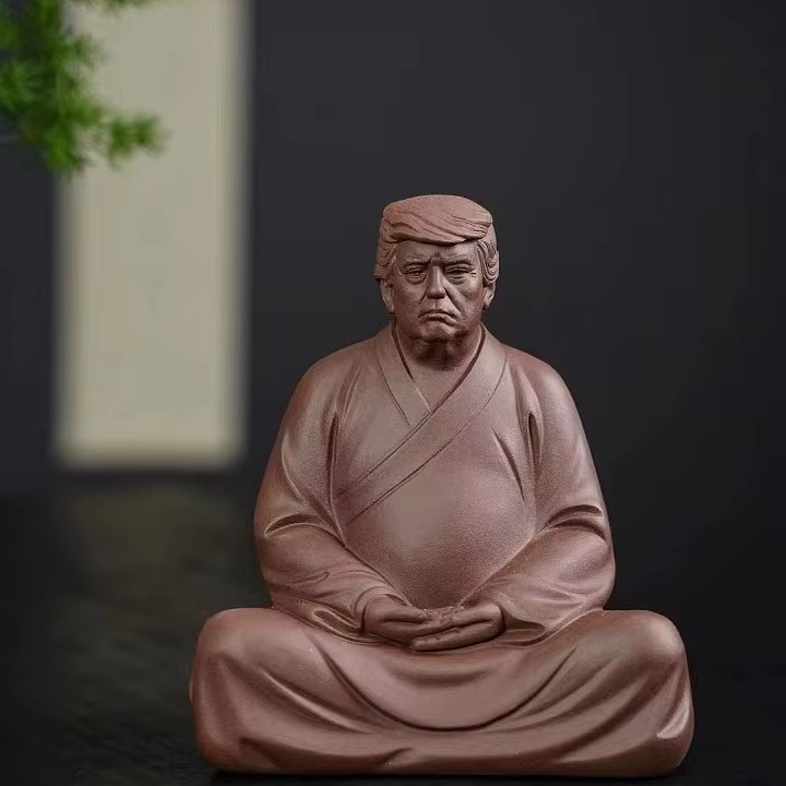 Resin Bust Trumps Statue Novelty Items Office Home Feng Shui Decor Mother's Day Independence Day Observed Novelty Gifts