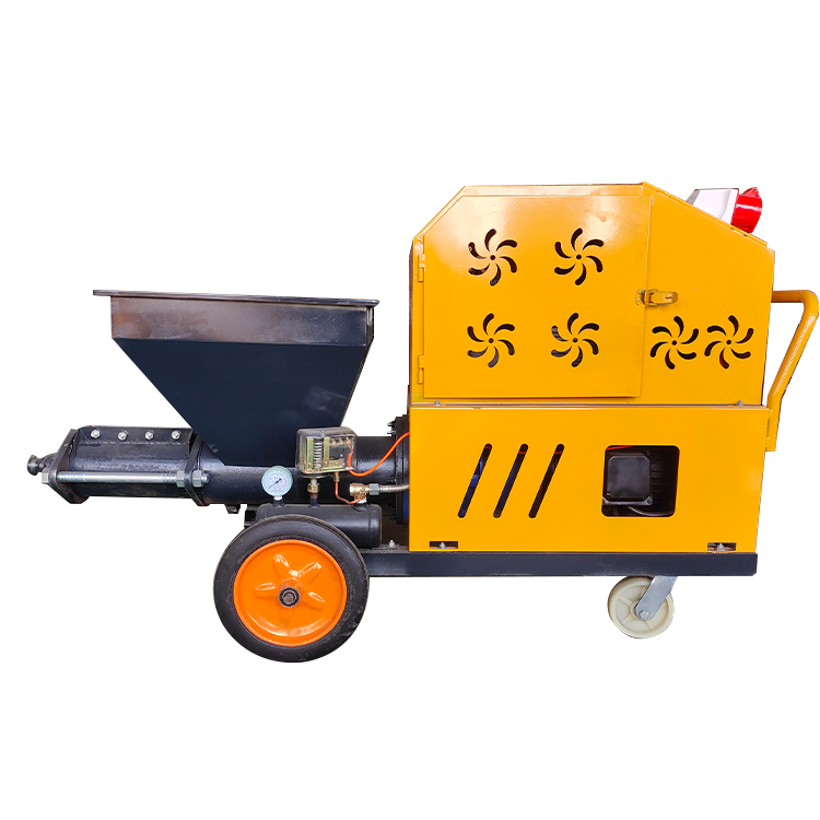 cement mortar spraying/ pumping /grouting machine - hydraulic double piston mortar plastering pump