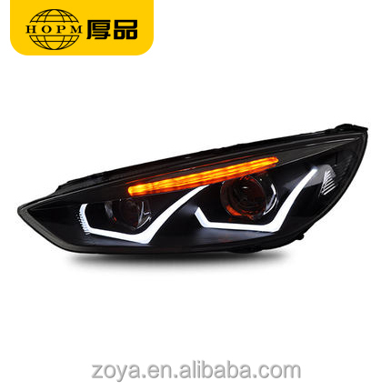 Headlight assembly lens led daytime running light conversion xenon lights tuning light for 15-18 general models
