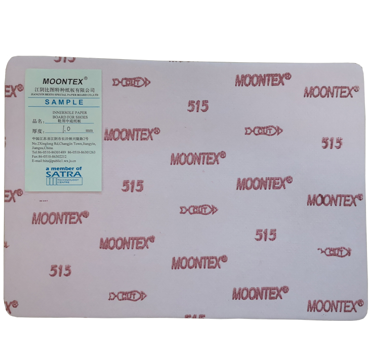 Jiangyin besto moontex 515 Высококачественная бумажная доска для стельки (стелька, стелька)