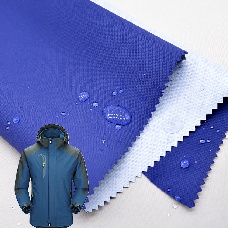 100% nylon Taslon Twill Bamboo TPU Film waterproof windproof fabric use for jacket raincoat