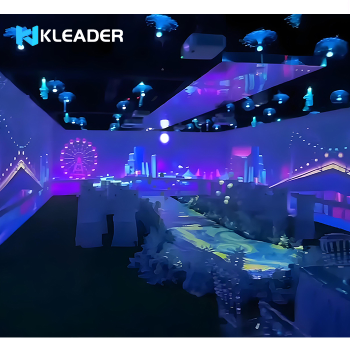 3D Projection Mapping Content Immersive Experience Of Room Customized Video Animation Services Hologram Wall Indoor