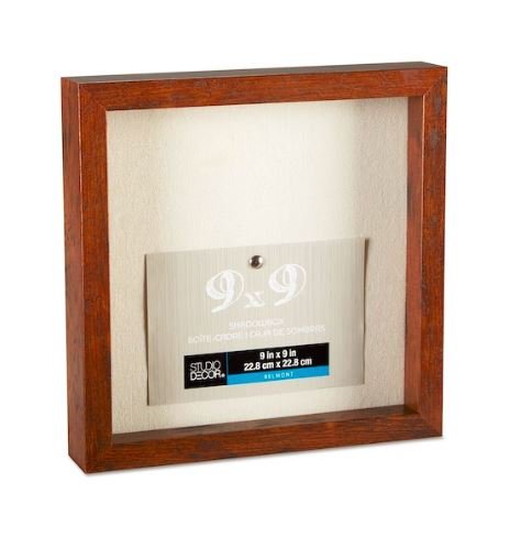 Modern moulding mirrored effect metal memory Mdf stand shadow memo board Backing Photo Frame for home decor